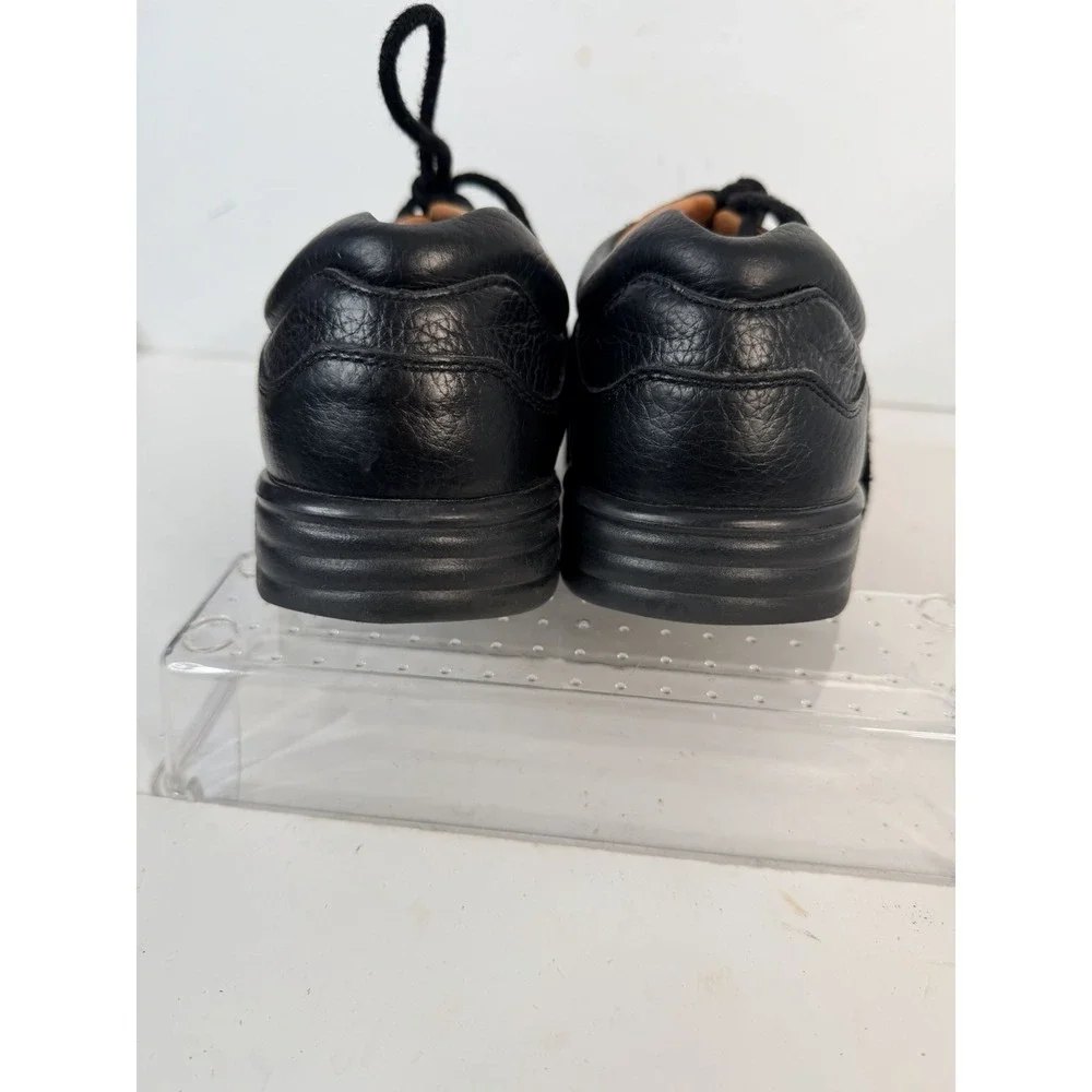 Dr. Comfort Lindsey Black Leather Lace Up Comfort Shoes Womens 6.5W Wide - Picture 5 of 12